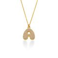 MONARCH Initial Crystal Necklace