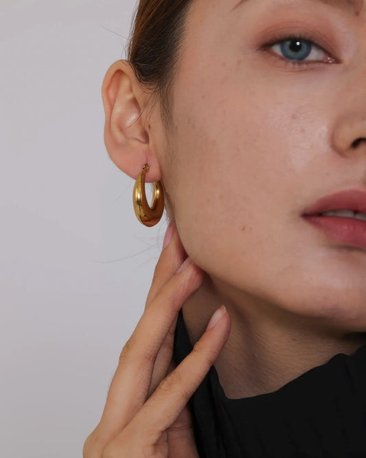 AURA Bold Hoop Earrings - Ohh Glam