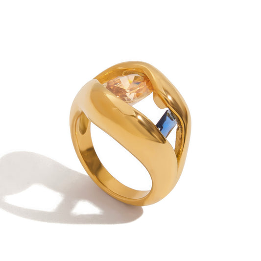 AURORA Crystal Ring - Ohh Glam