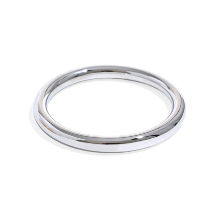 AURORA Tube Bangle - Gold - Additional View - Ohh Glam