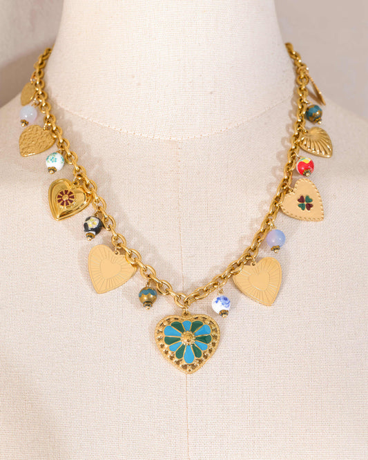 Amora Charm Necklace - Ohh Glam