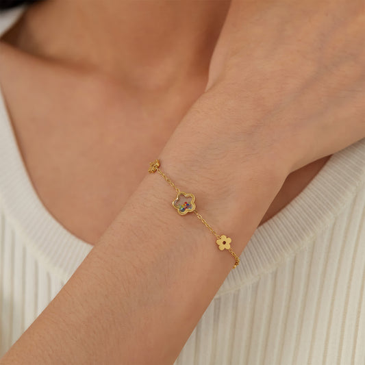 BLOSSOM Locket Bracelet - Ohh Glam