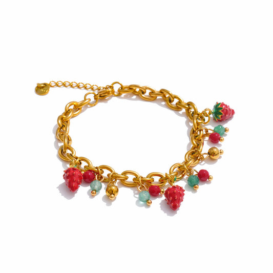 Berry Charm Bracelet - Ohh Glam