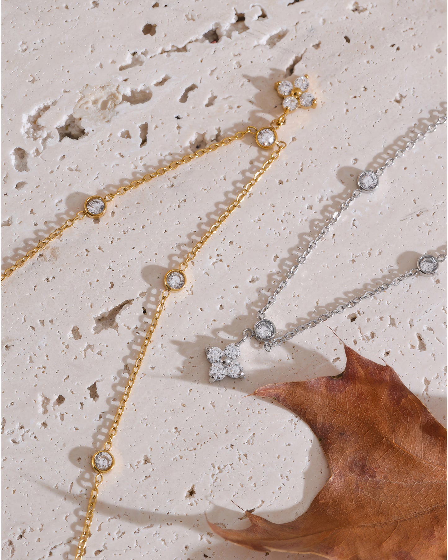 Bloom Necklace - Gold - Additional View - Ohh Glam