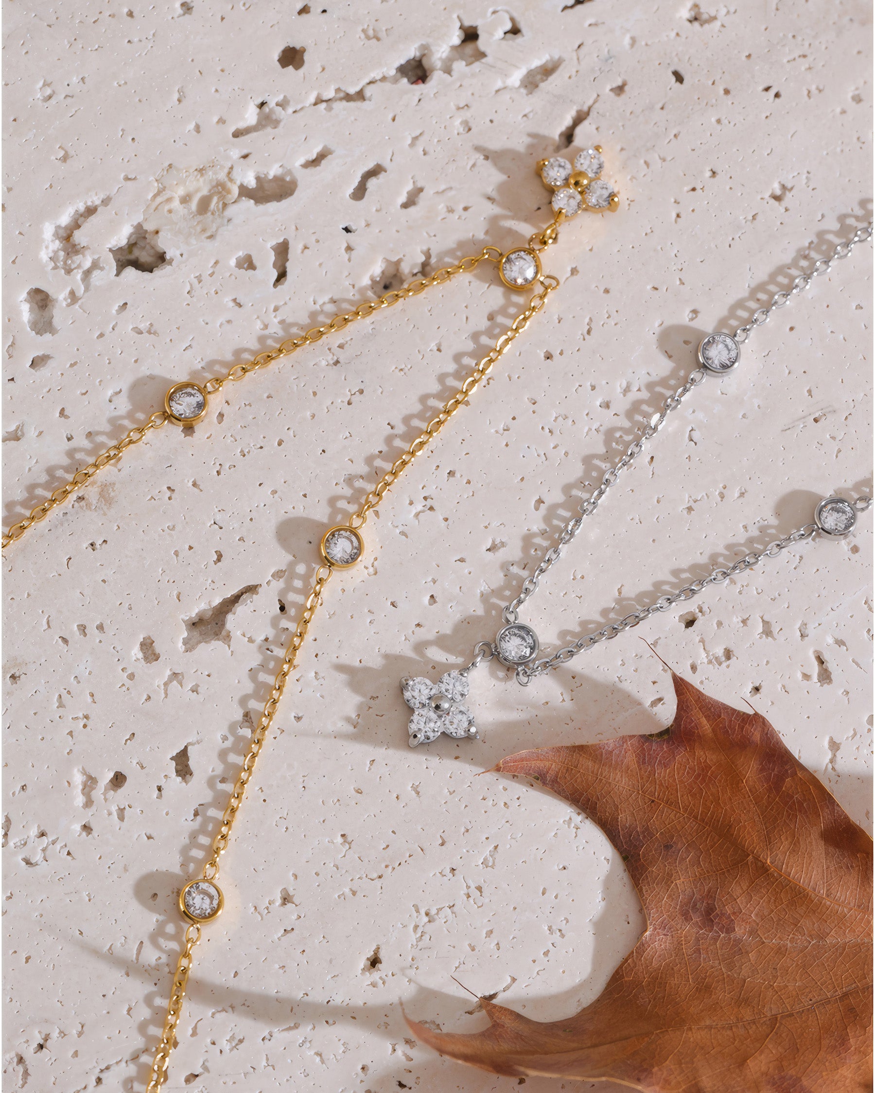 Bloom Necklace - Gold - Additional View - Ohh Glam