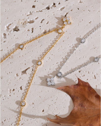 Bloom Necklace - Gold - Additional View - Ohh Glam