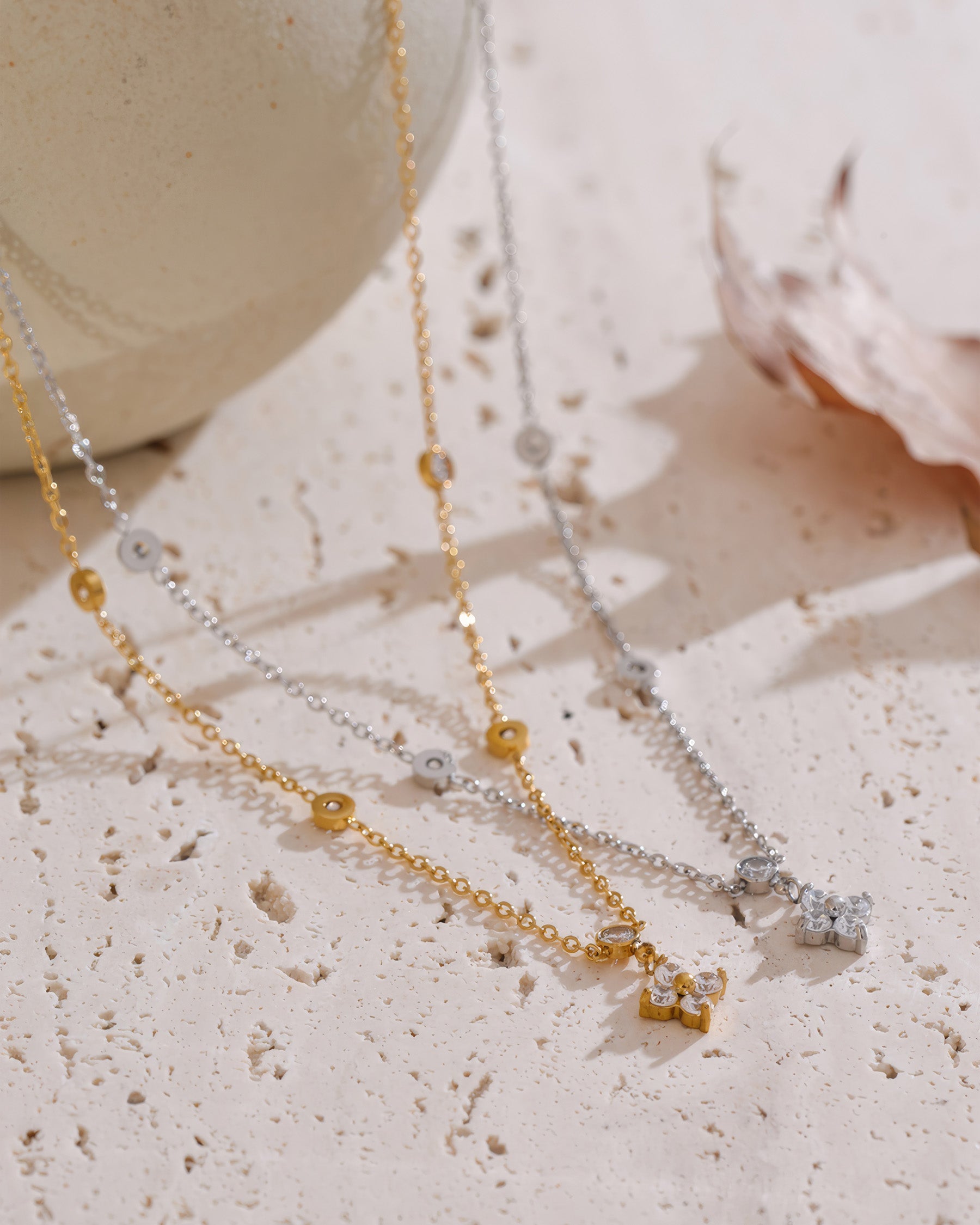 Bloom Necklace - Gold - Additional View - Ohh Glam