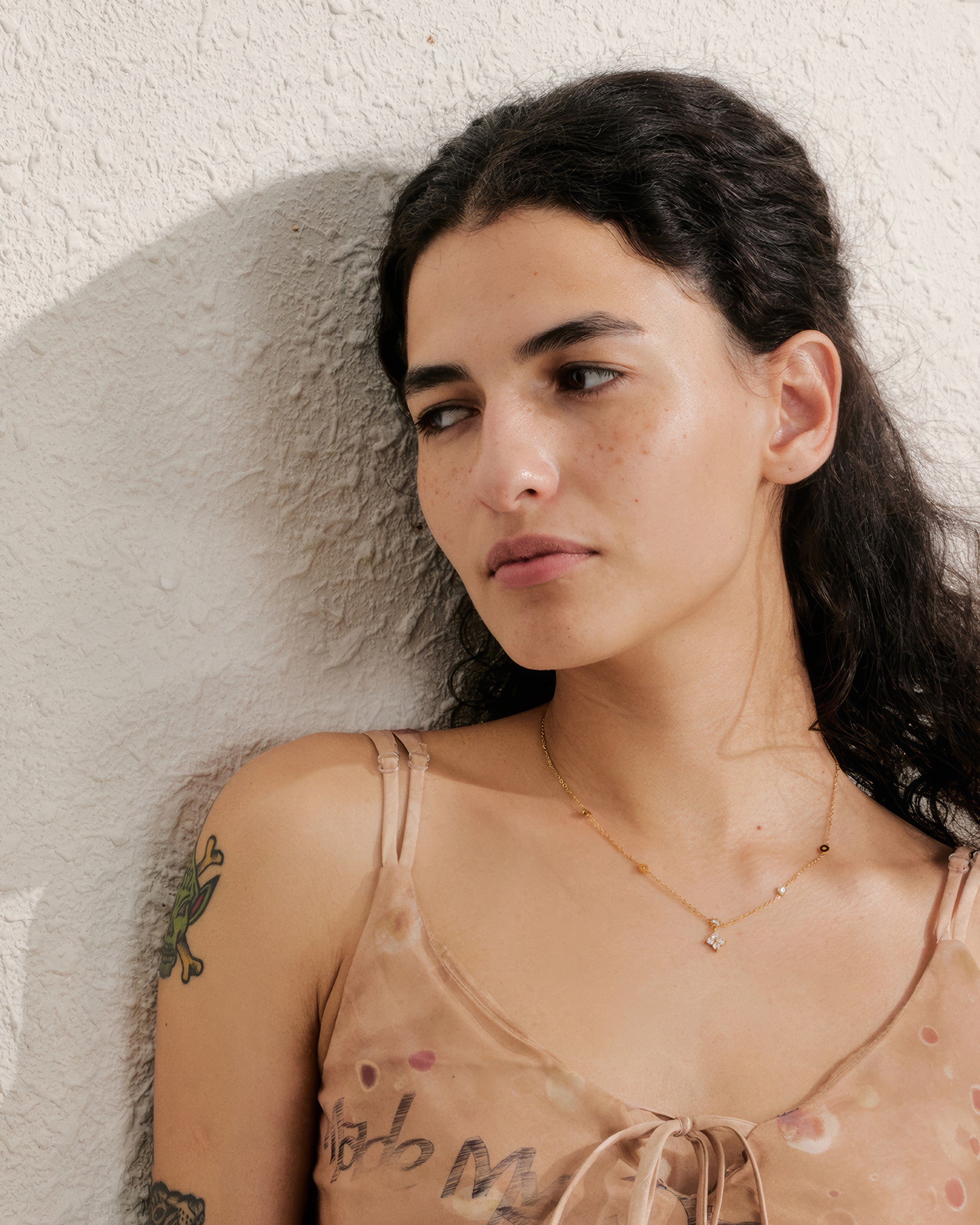 Bloom Necklace - Gold - Detail View - Ohh Glam