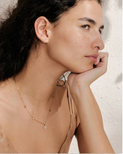 Bloom Necklace - Gold - Additional View - Ohh Glam