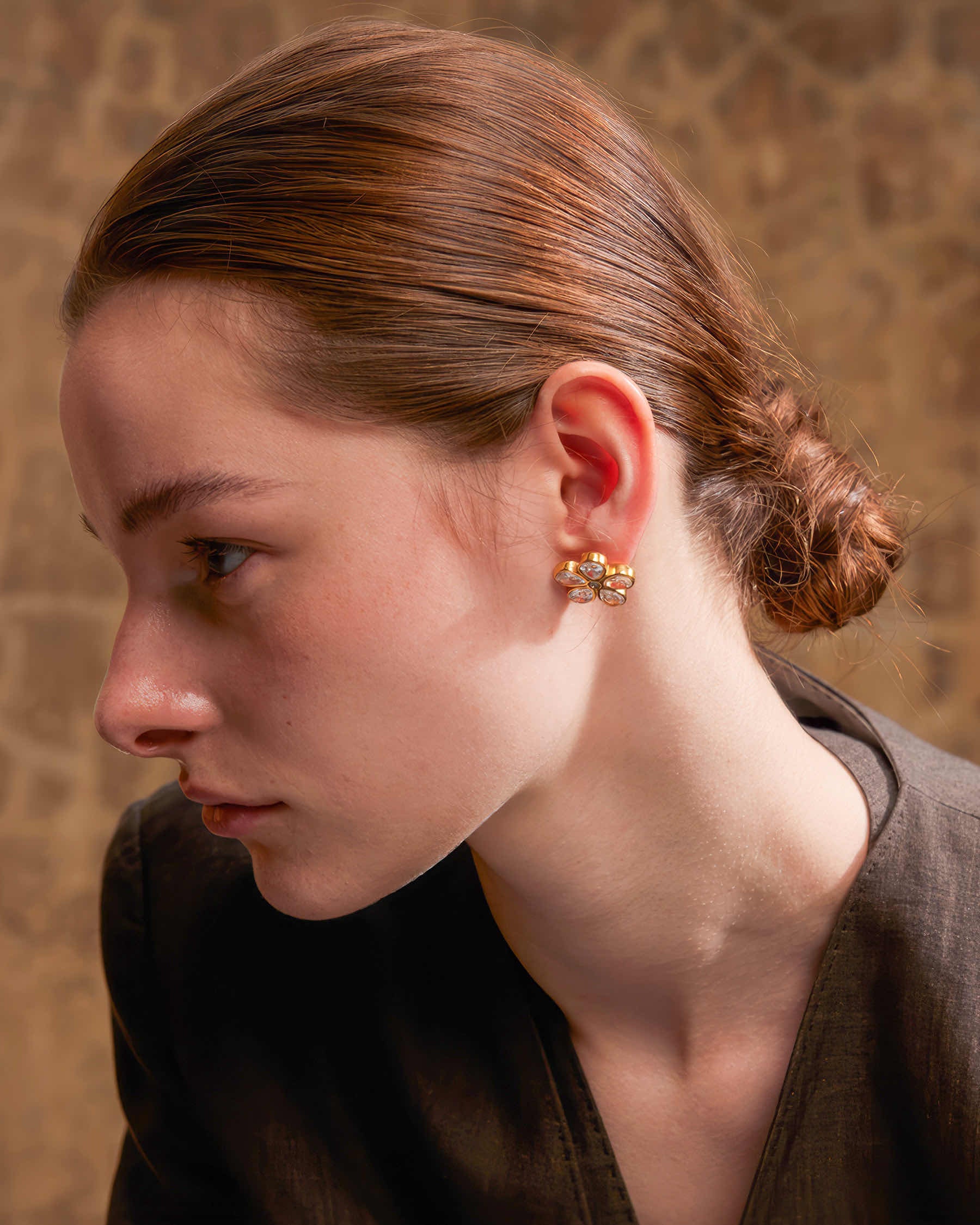 Blossom Studs - Detail View - Ohh Glam