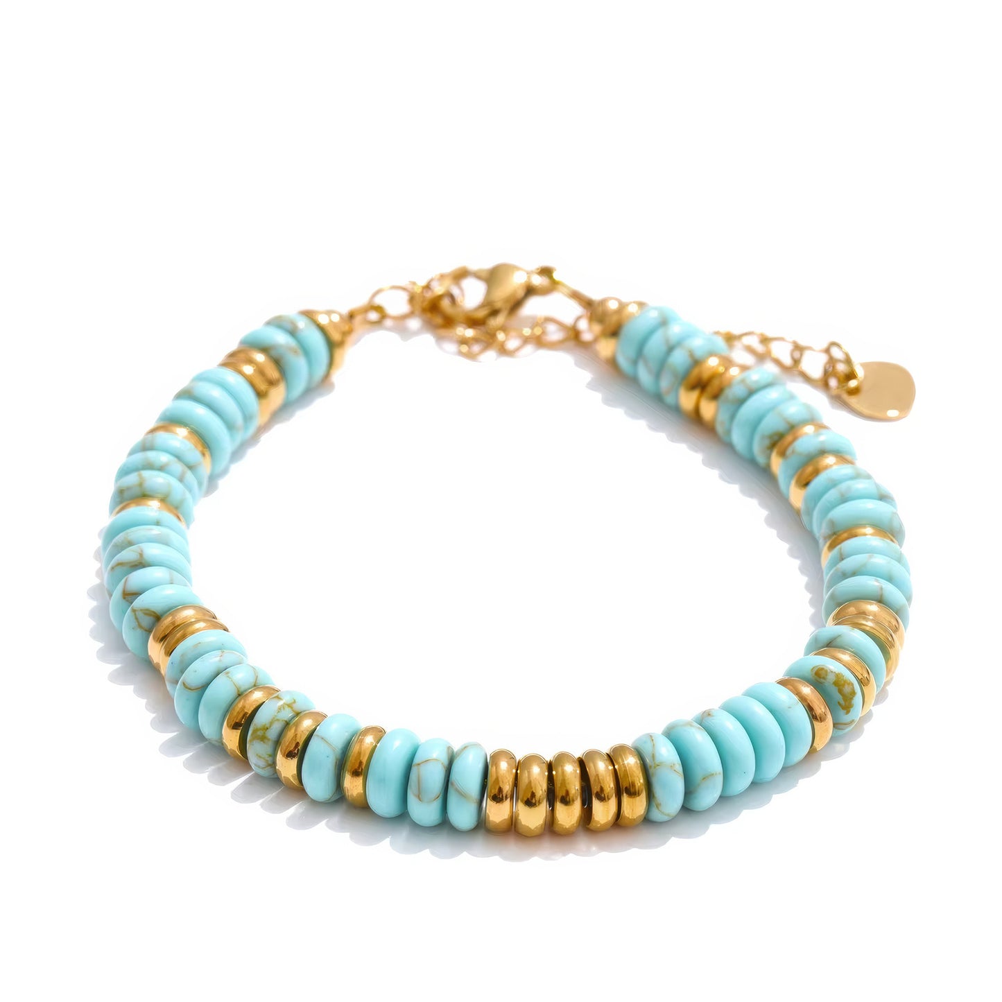 Boho Stone Bracelet - 316L Stainless Steel - Additional View - Ohh Glam