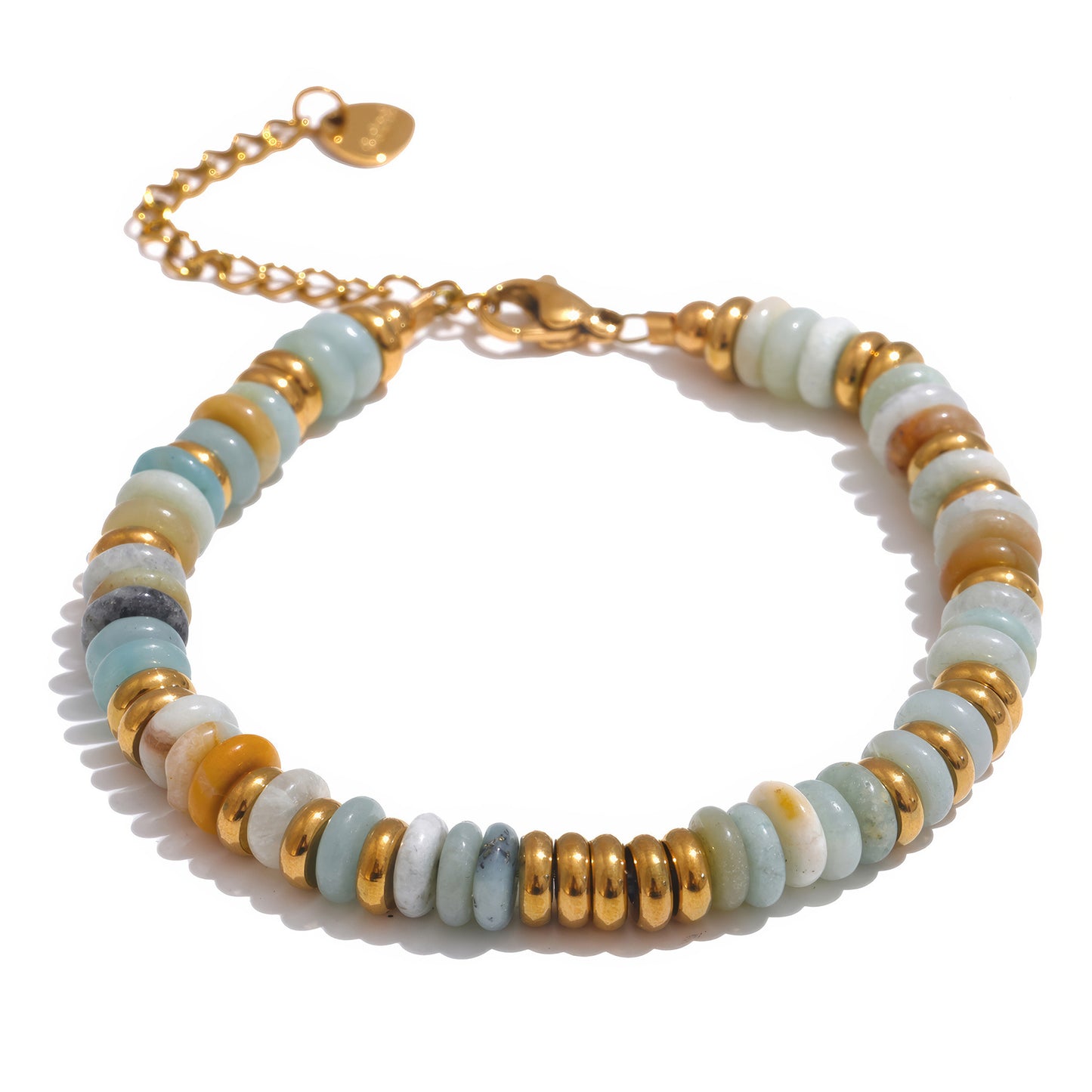 Boho Stone Bracelet - 316L Stainless Steel - Additional View - Ohh Glam