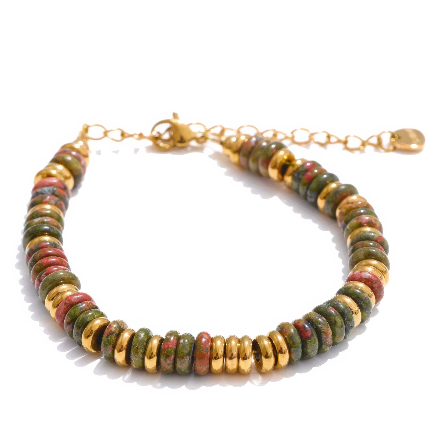 Boho Stone Bracelet - 316L Stainless Steel - Additional View - Ohh Glam