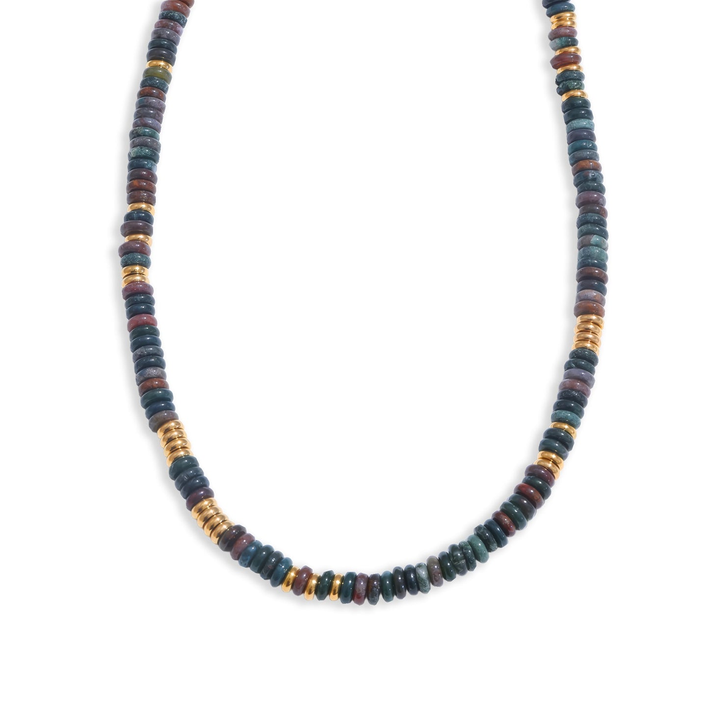 Boho Stone Necklace - 316L Stainless Steel - Additional View - Ohh Glam