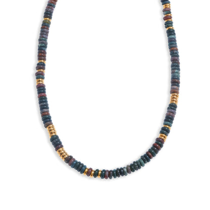 Boho Stone Necklace - 316L Stainless Steel - Additional View - Ohh Glam