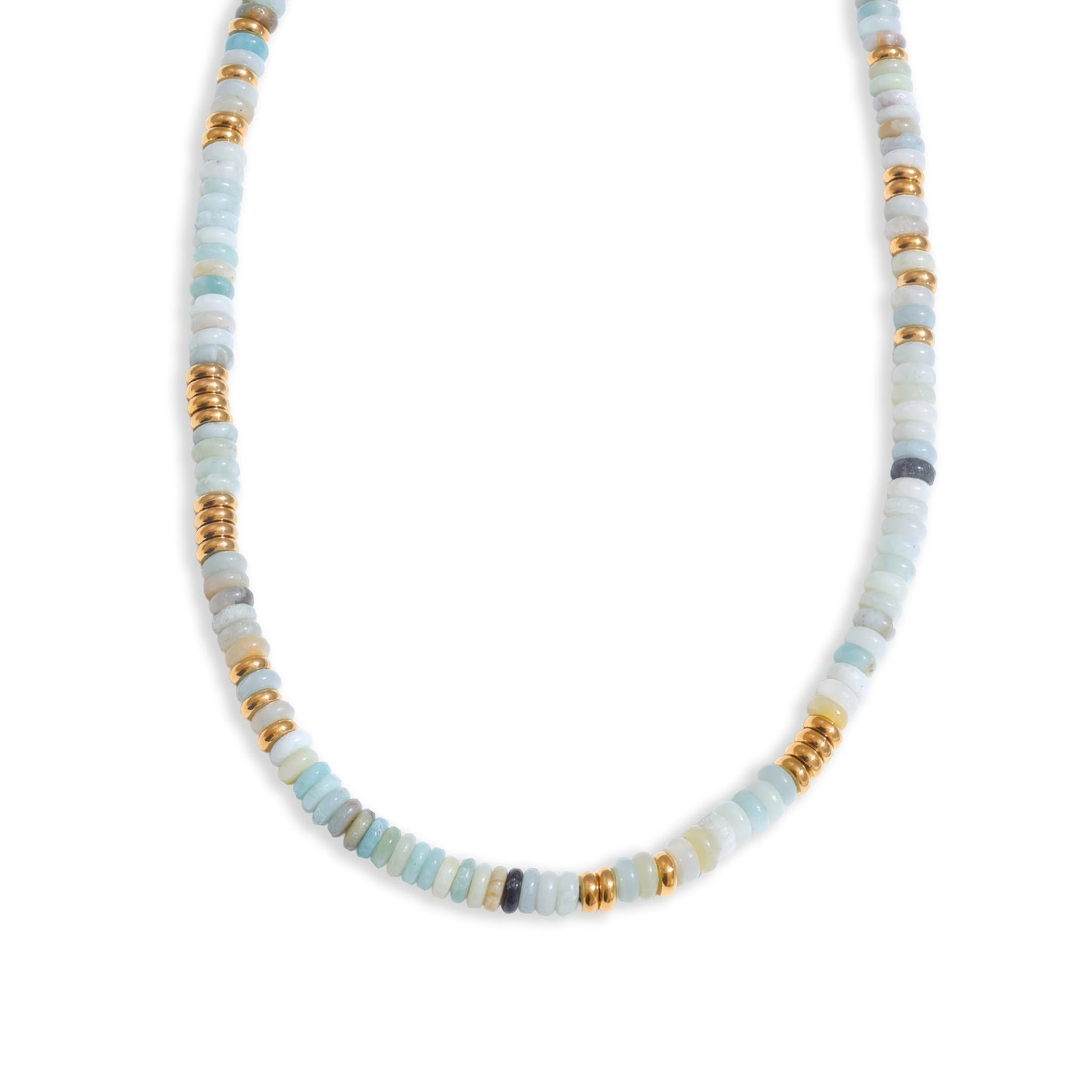 Boho Stone Necklace - 316L Stainless Steel - Additional View - Ohh Glam