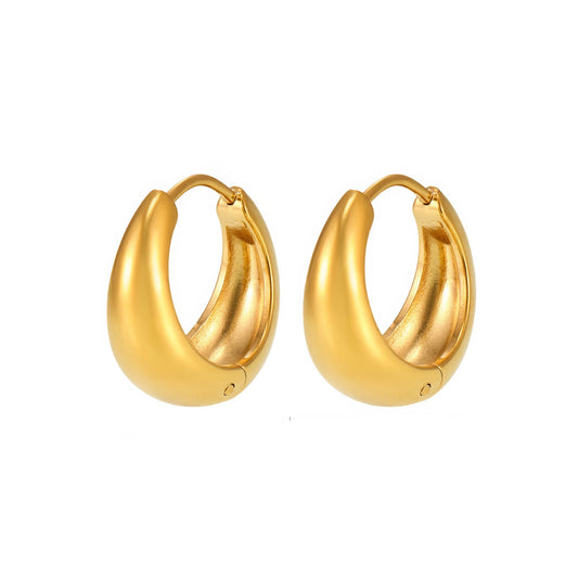 COCO Chunky Huggie Earrings - Ohh Glam