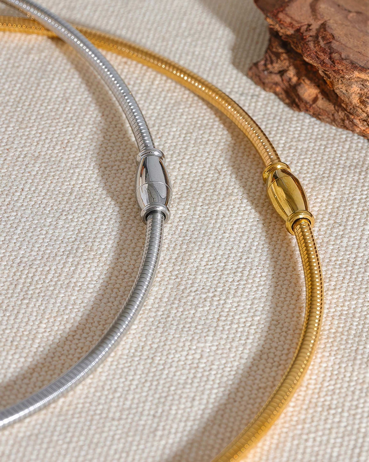 CRESCENT Statement Choker - Gold - Additional View - Ohh Glam