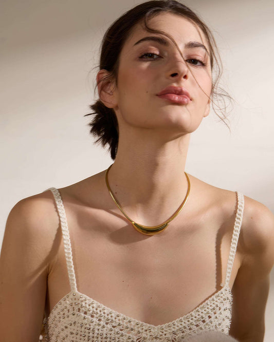 CRESCENT Statement Choker - Ohh Glam