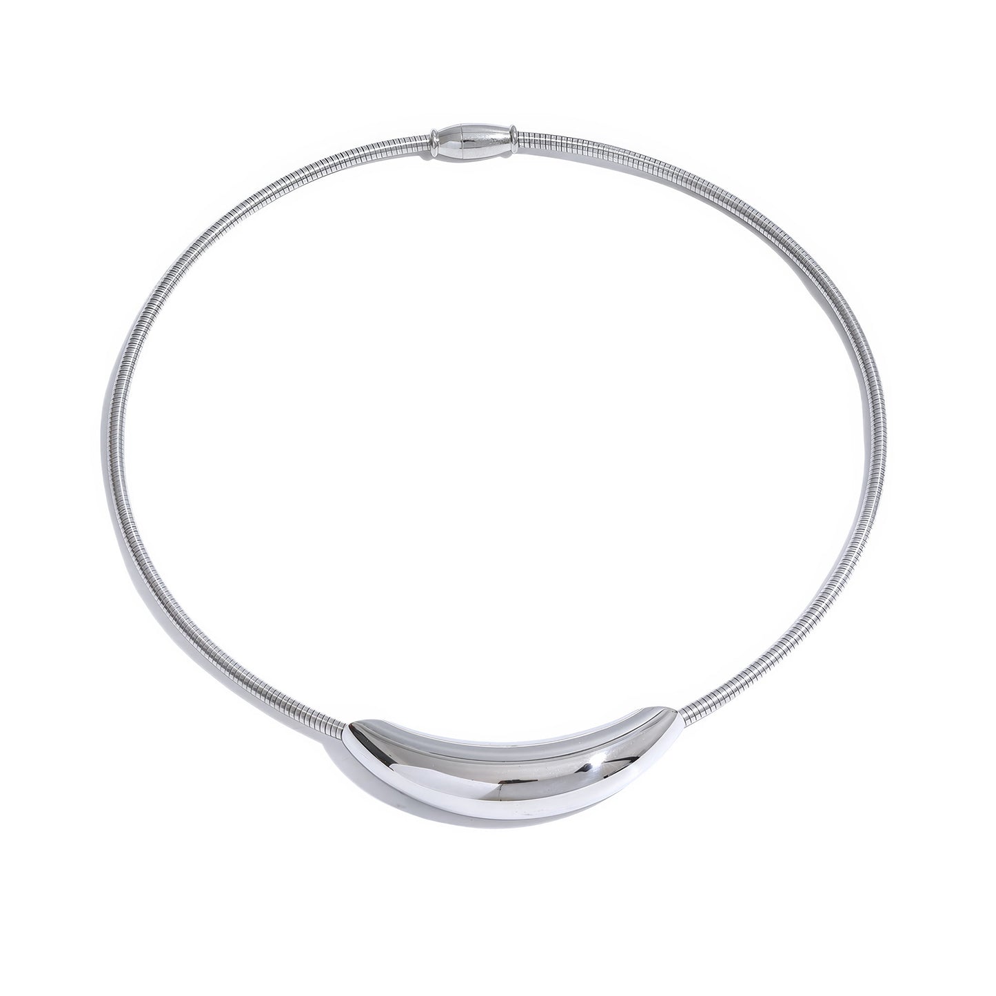 CRESCENT Statement Choker - Gold - Additional View - Ohh Glam