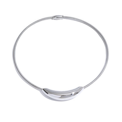 CRESCENT Statement Choker - Gold - Additional View - Ohh Glam