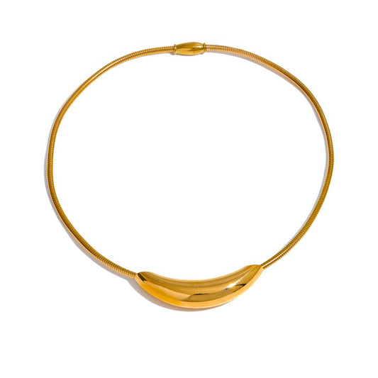 CRESCENT Statement Choker - Ohh Glam