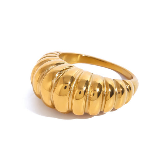 CROISSANT Dome Ring - Ohh Glam