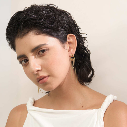 Cascade Chain Drop Earrings - Ohh Glam