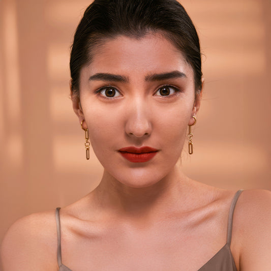 Chain Link Drop Earrings - Ohh Glam