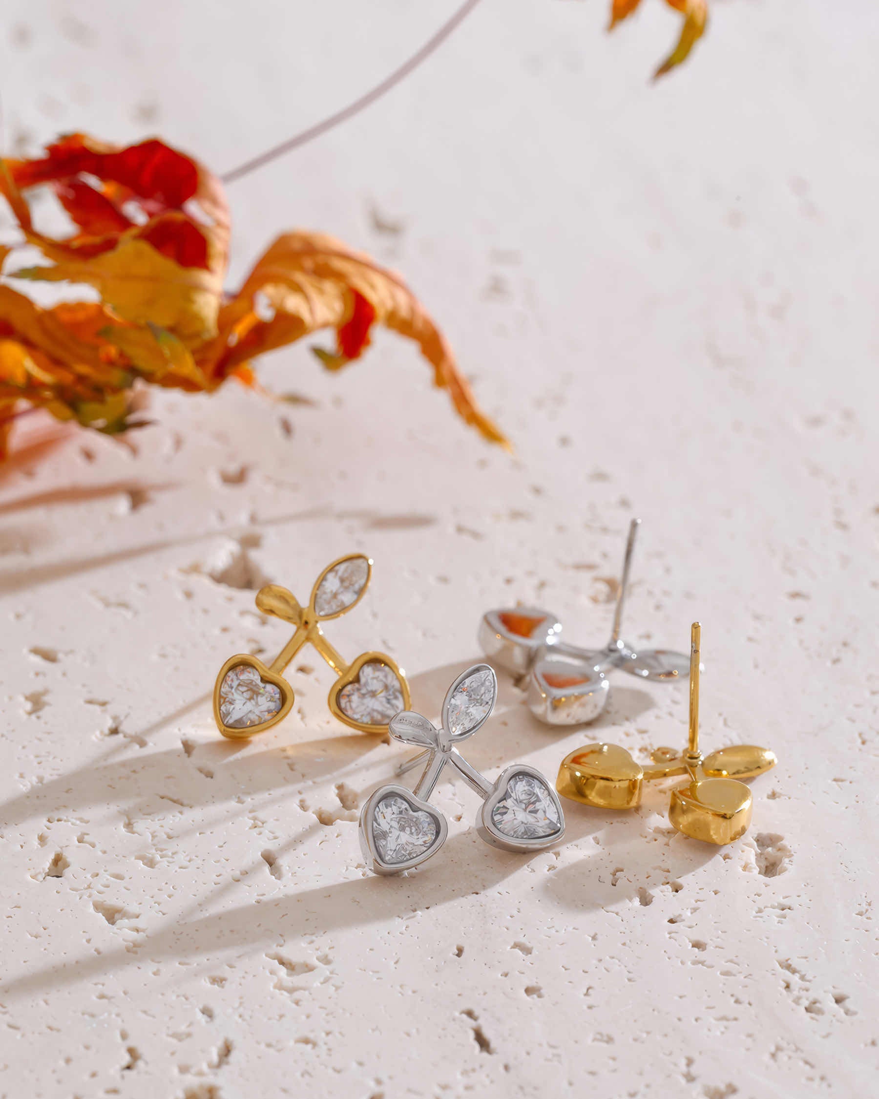 Cherry Studs - Additional View - Ohh Glam