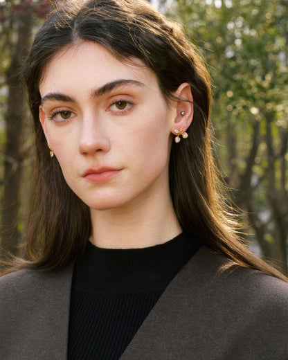 Cherry Studs - Detail View - Ohh Glam