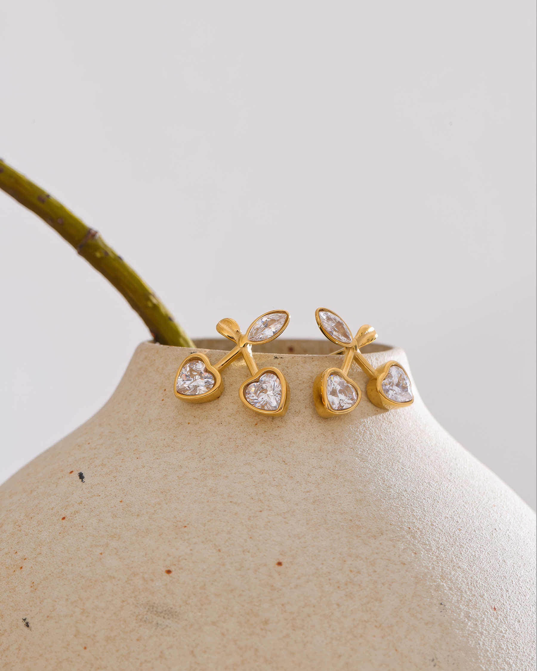 Cherry Studs - Additional View - Ohh Glam