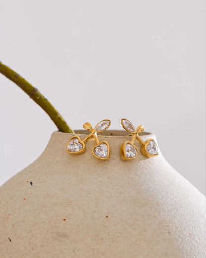 Cherry Studs - Additional View - Ohh Glam