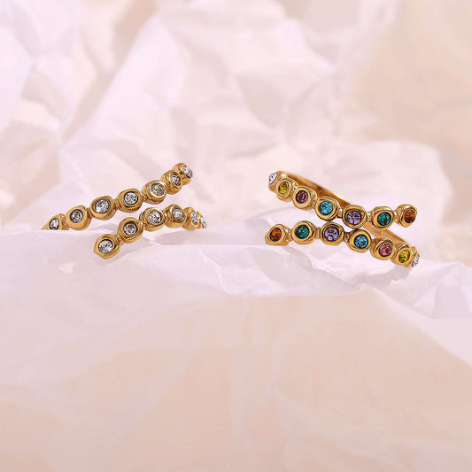 Crossing Paths Ring - Ohh Glam