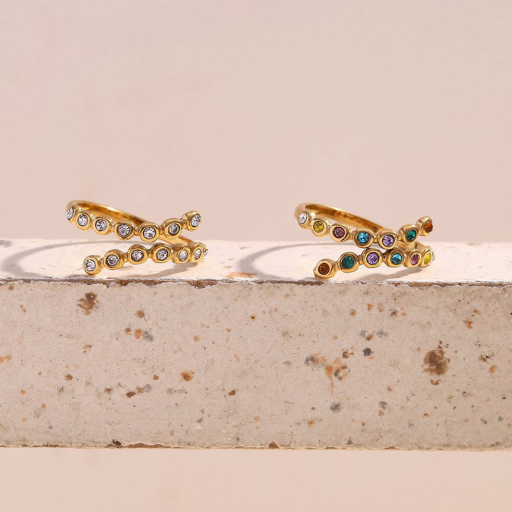 Crossing Paths Ring - Gold - Additional View - Ohh Glam