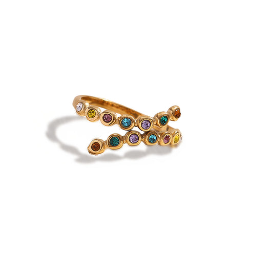Crossing Paths Ring - Ohh Glam