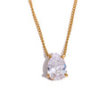 Crystalline Teardrop Necklace