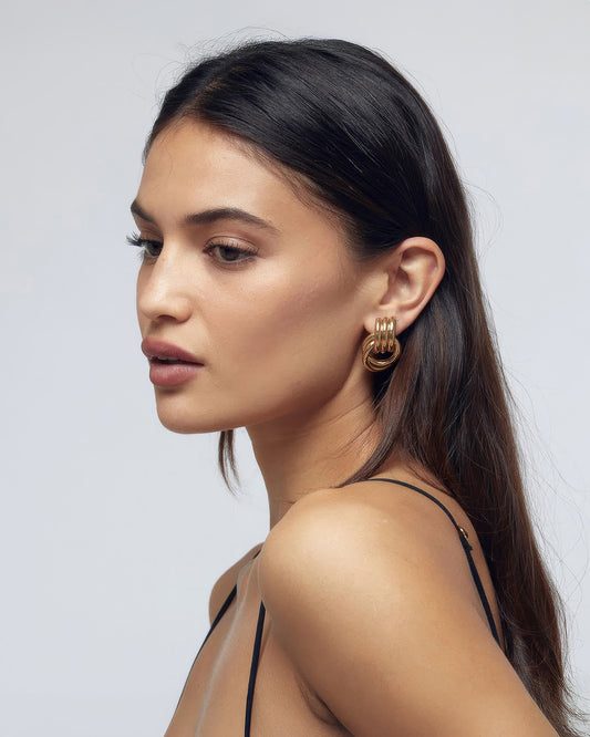 ECLIPSE Spiral Statement Earrings - Ohh Glam