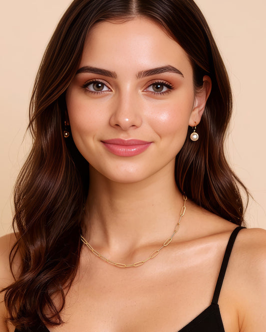EMMA Paperclip Chain Necklace - Ohh Glam