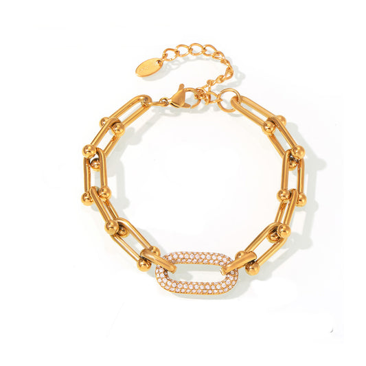 EMPIRE Crystal Link Bracelet - Ohh Glam