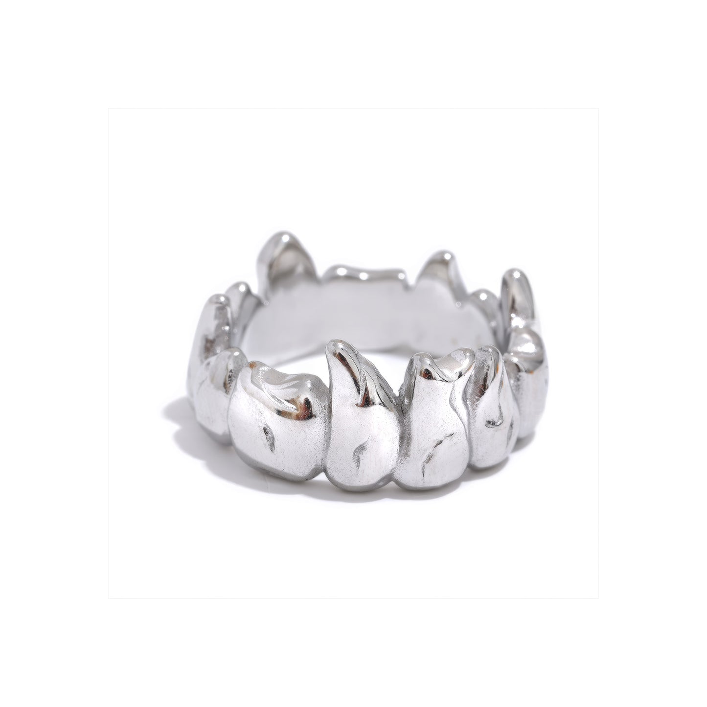 Ember Heart Ring - Gold - Additional View - Ohh Glam