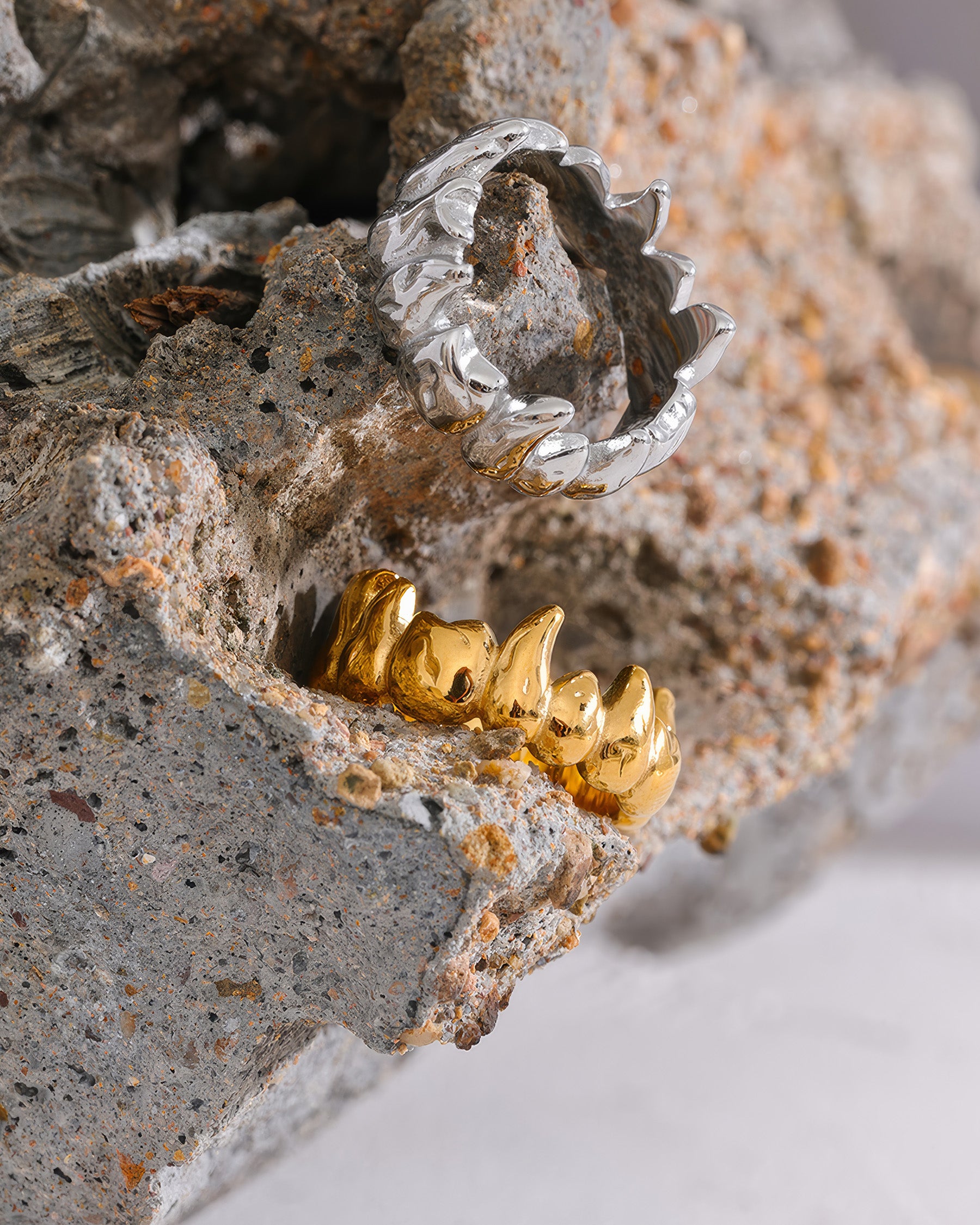 Ember Heart Ring - Gold - Additional View - Ohh Glam