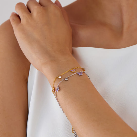 FLUTTER Charm Bracelet - Ohh Glam