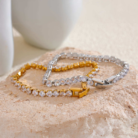 Dainty Crystal Tennis Bracelet - Ohh Glam