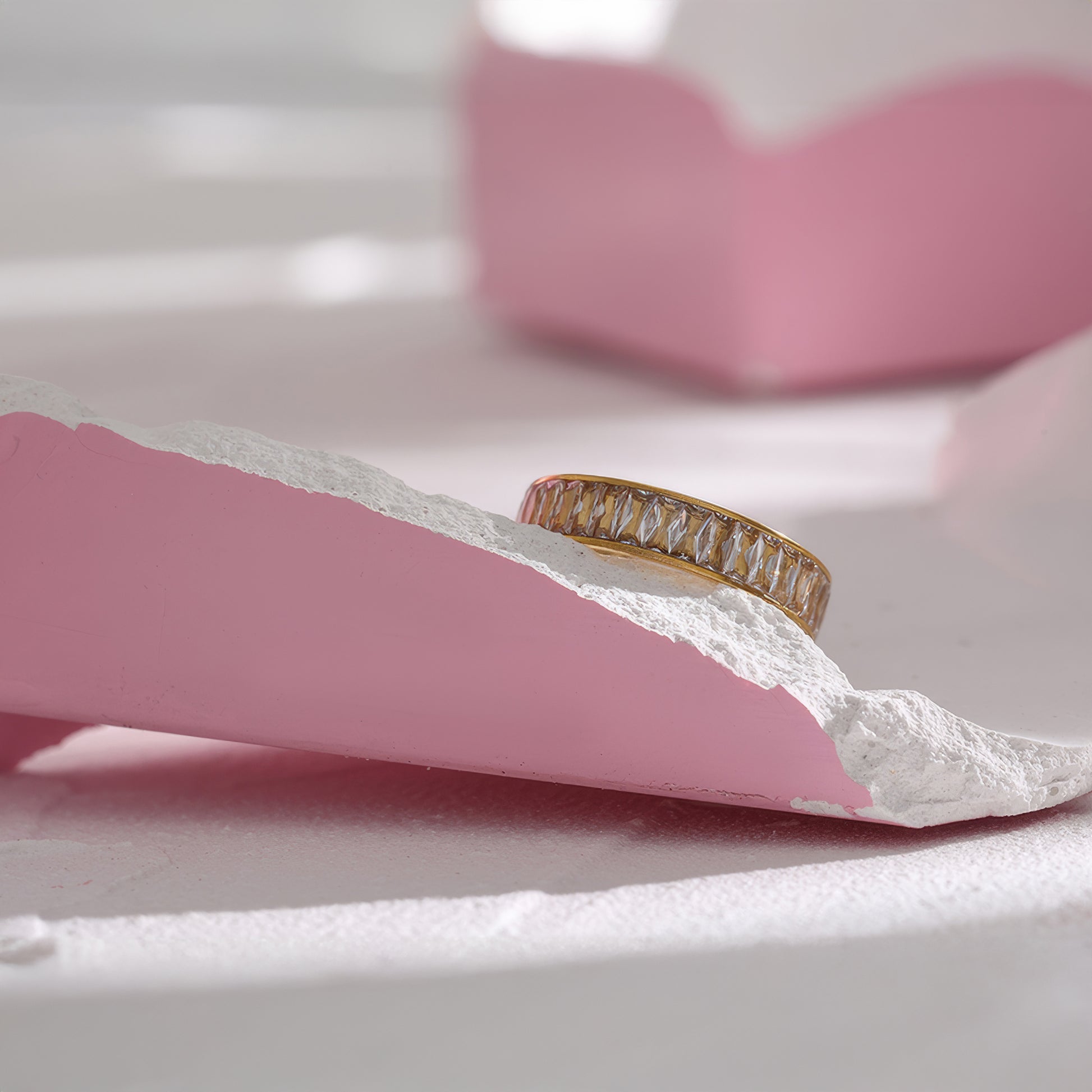 Eternity Band Ring - Gold - Additional View - Ohh Glam