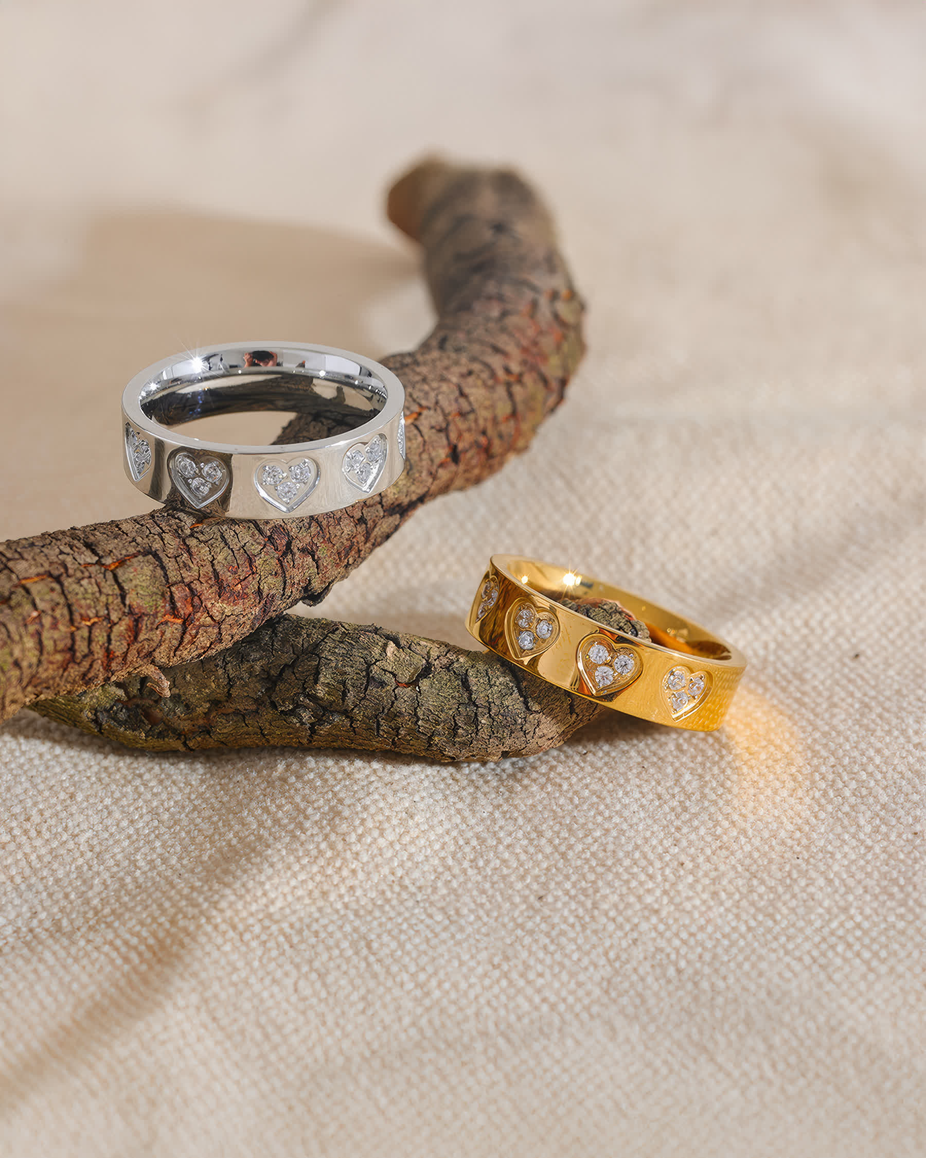 HEARTBEAT Ring - Gold - Additional View - Ohh Glam