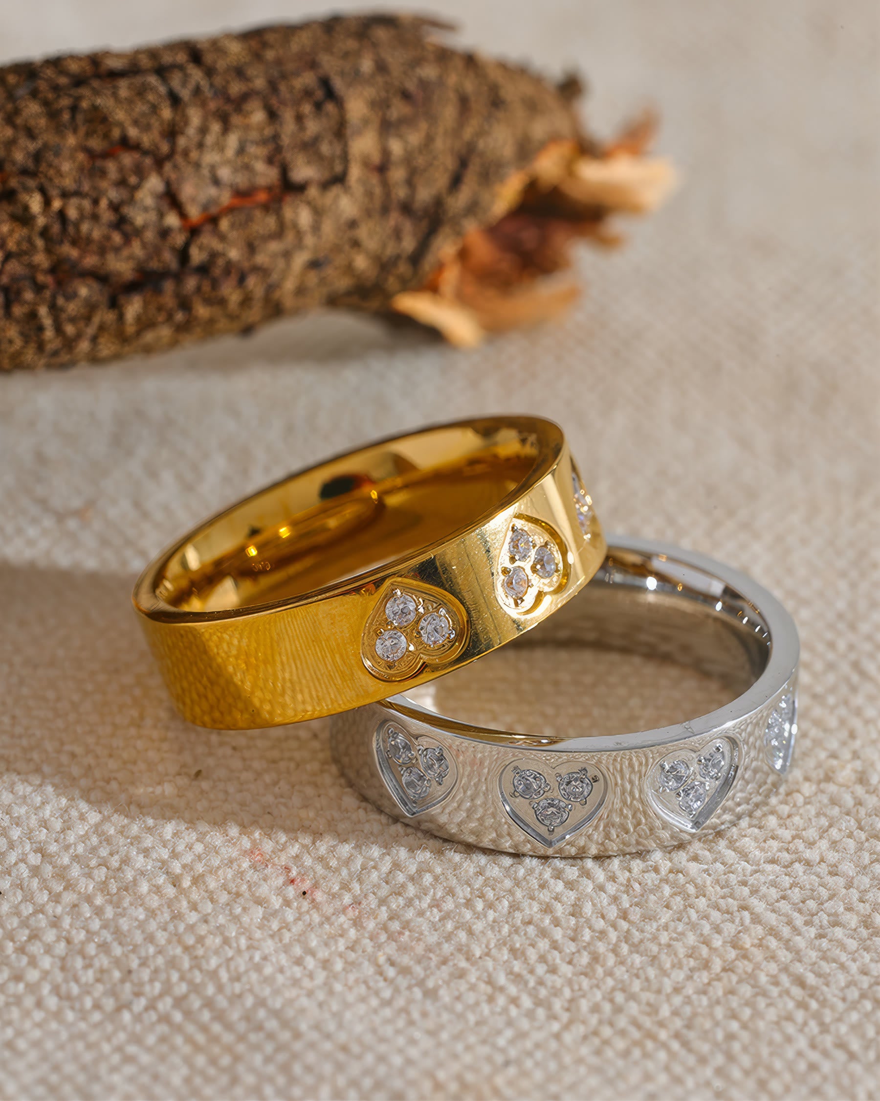 HEARTBEAT Ring - Gold - Additional View - Ohh Glam