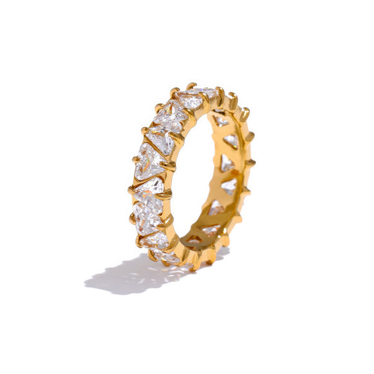 Heart Eternity Ring - Ohh Glam