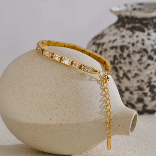 LUMIERE Crystal Tennis Bracelet - Ohh Glam