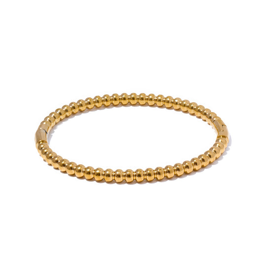 LUXE Beaded Bangle Bracelet - Ohh Glam